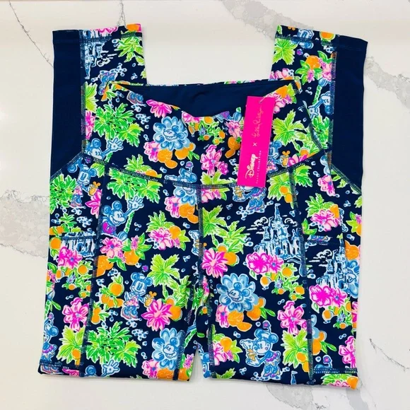 XS Disney X Lilly Pulitzer Weekender High Rise Midi Leggings, Lilly Loves Disney - Picture 6 of 9